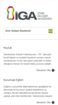 Mobile Screenshot of izmirgelisimakademisi.com